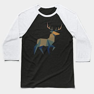 Deer Polygon Baseball T-Shirt